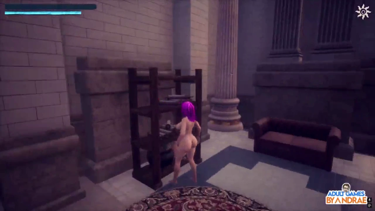 Breeders of the Nephelym: Eating Emissary's shaved pussy in threesome porn video